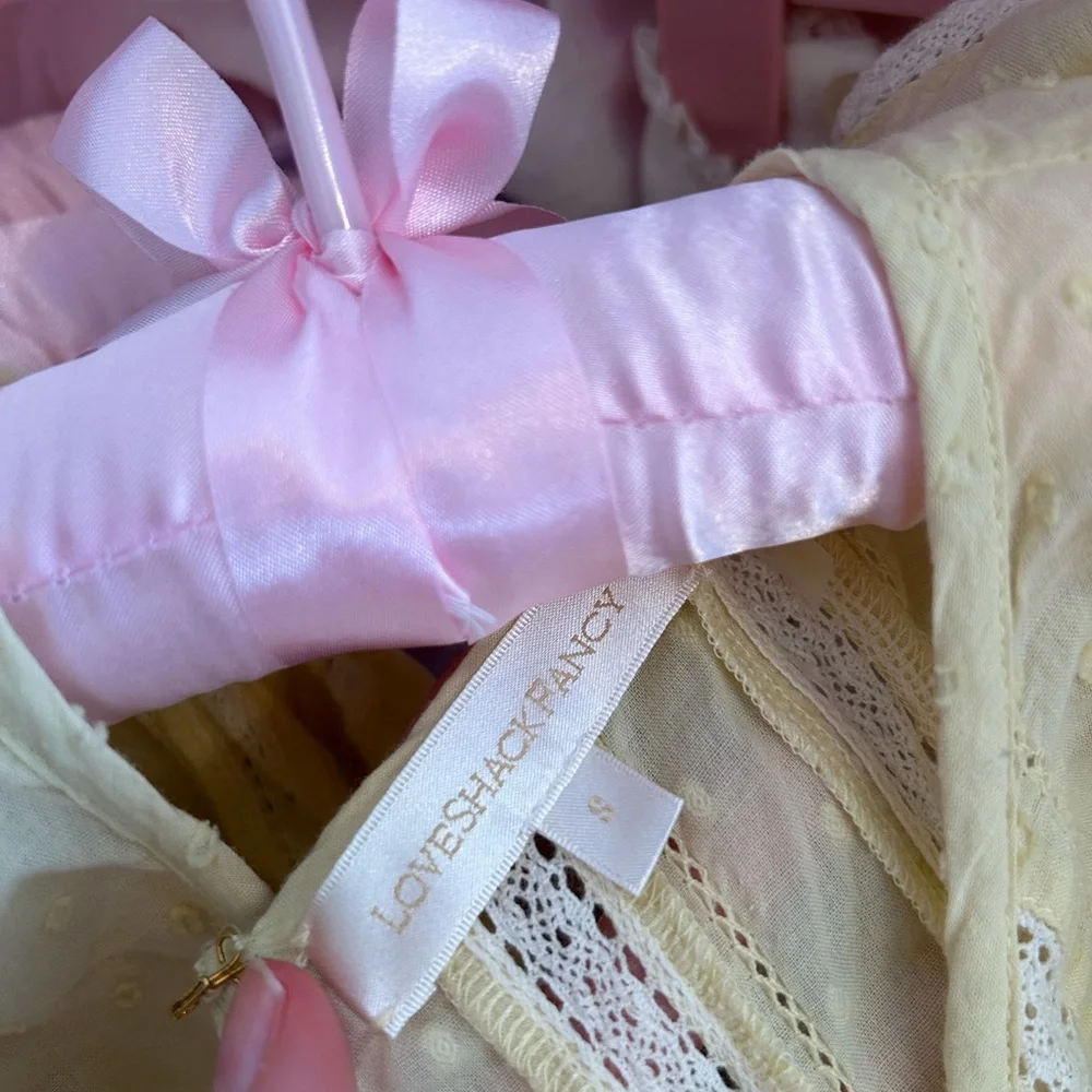 LoveShackFancy Yellow Natasha Dress - Picture 2 of 4